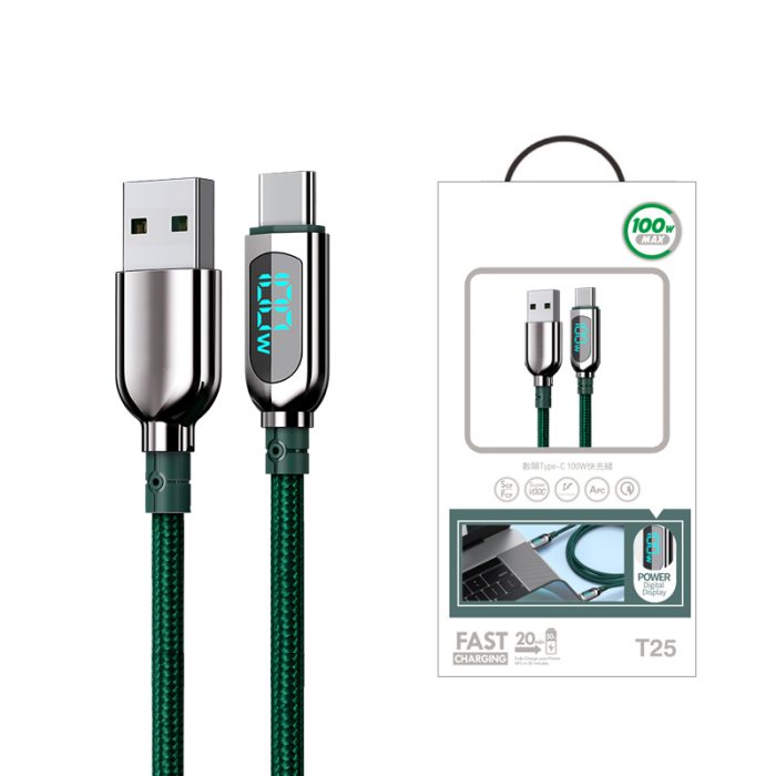 USB Type C Cable Fast Charging Cable T25C